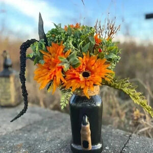 NEW WITCH FINGER fun faux floral arrangement.- perfect for Fall/Halloween!